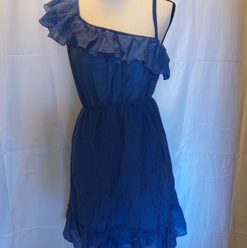 My Beloved one shoulder Mini dress